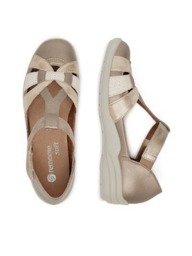Remonte Półbuty R7601-90 Beżowy