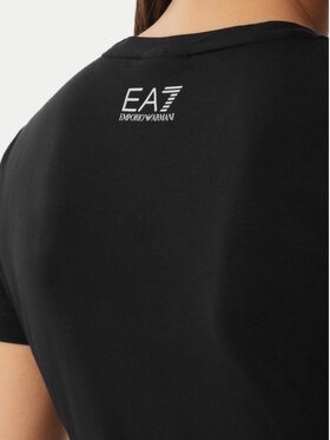 EA7 Emporio Armani Sukienka codzienna 7W001062 AF10373 UC001 Czarny Regular Fit