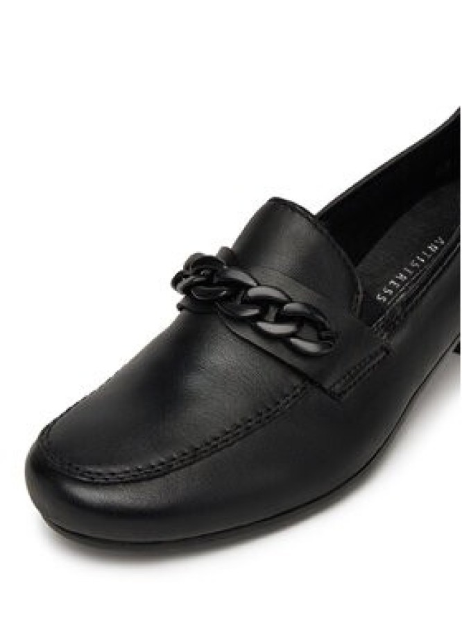 Rieker Loafersy 41660-00 Czarny