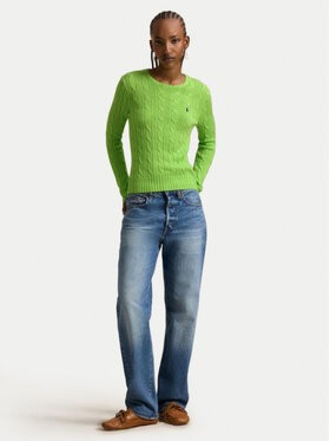 Polo Ralph Lauren Sweter 211971869504 Zielony Slim Fit