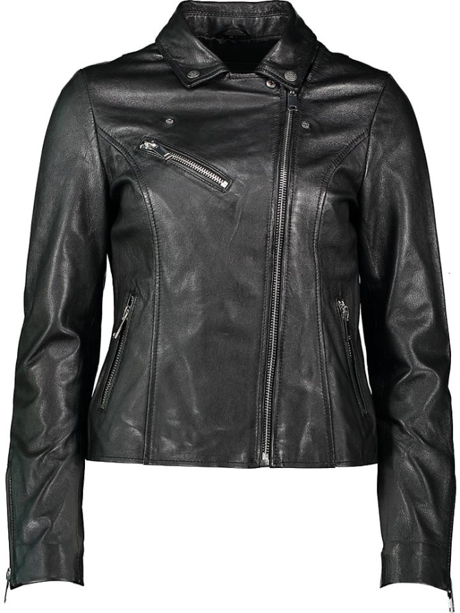 Apple of Eden Skórzana kurtka w kolorze czarnym rozmiar: 42