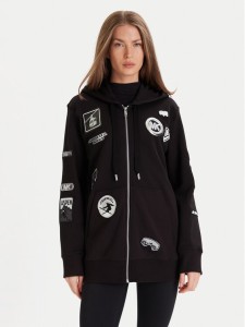 MICHAEL Michael Kors Bluza MF551WQ4MY Czarny Relaxed Fit