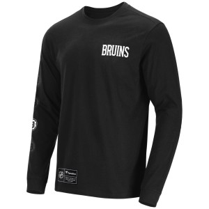 Koszulka z długim rękawem Fanatics NHL Bruins w kolorze czarnym XS