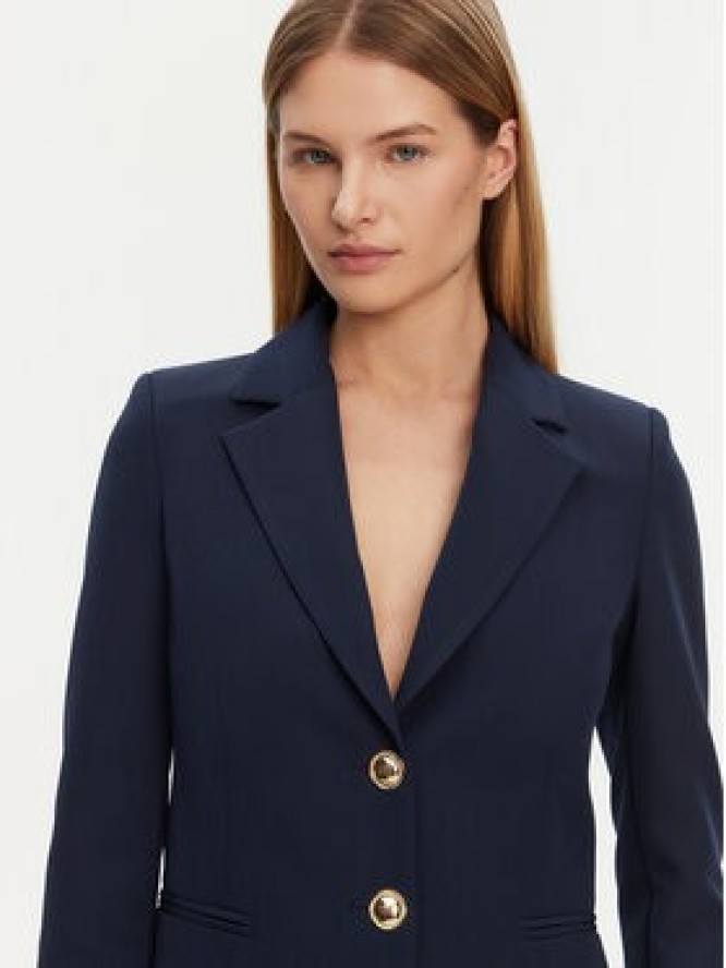 Rinascimento Marynarka CFC0122814003 Granatowy Regular Fit