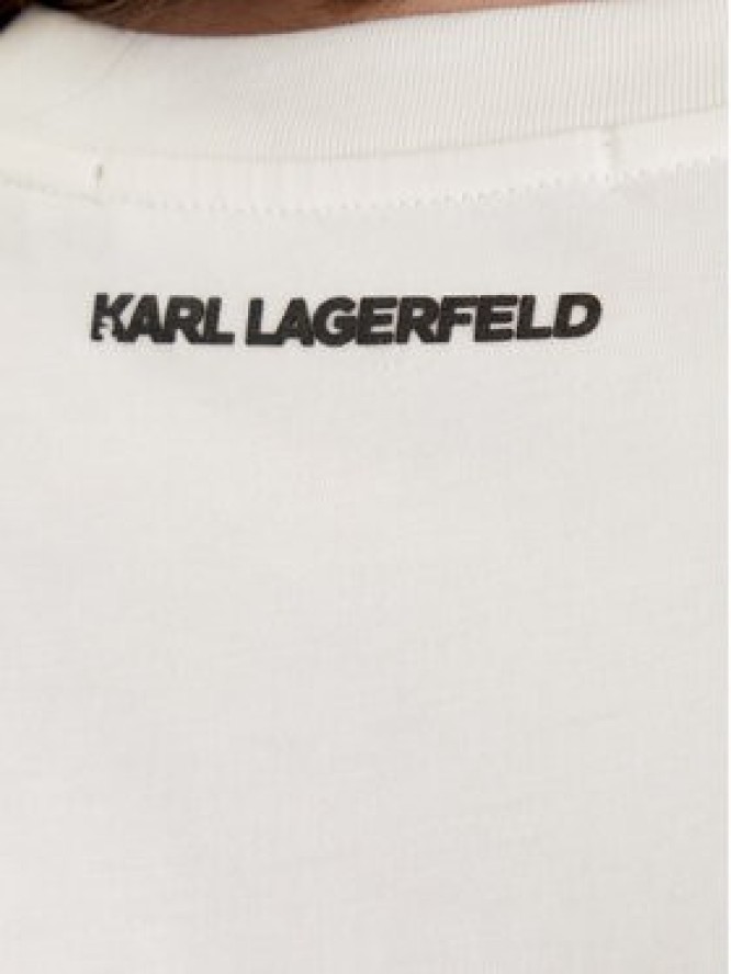 KARL LAGERFELD T-Shirt A1W17126 Écru Regular Fit