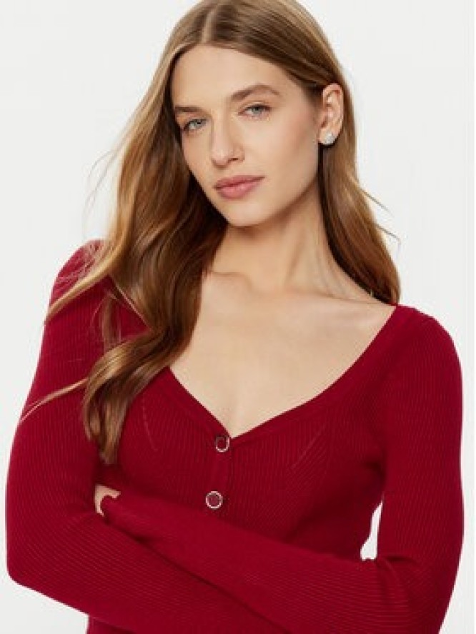 Guess Kardigan W5RR08 Z2V62 Czerwony Regular Fit