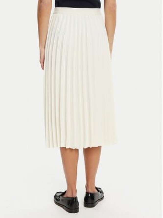 Tommy Hilfiger Spódnica plisowana WW0WW43886 Écru Regular Fit