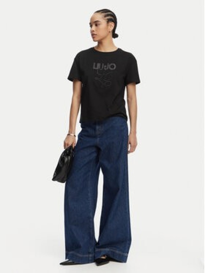 Liu Jo T-Shirt WA6238 JS923 Czarny Regular Fit