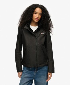 superdry Kurtka przeciwwiatrowa z kapturem - Slim Fit, 100% poliester z