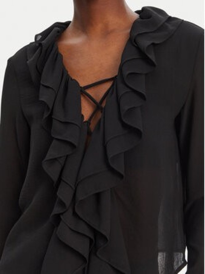 Eleh Bluzka ESS250026 Czarny Regular Fit