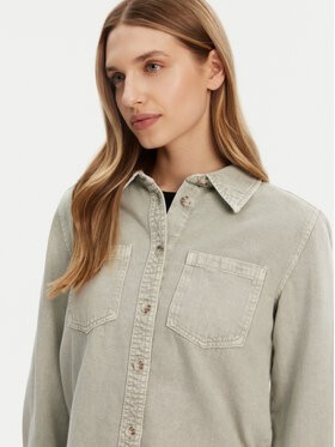 ONLY Koszula jeansowa Silla 15338783 Zielony Slim Fit