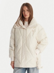Guess Kurtka zimowa V5BL13 WHHZ2 Écru Regular Fit