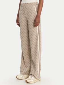 Guess Spodnie dresowe V6GB04 K2955 Beżowy Regular Fit