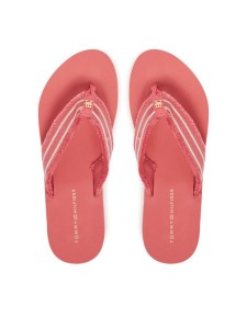 Tommy Hilfiger Japonki TH Webbing Beach Sandal FW0FW08739 Koralowy