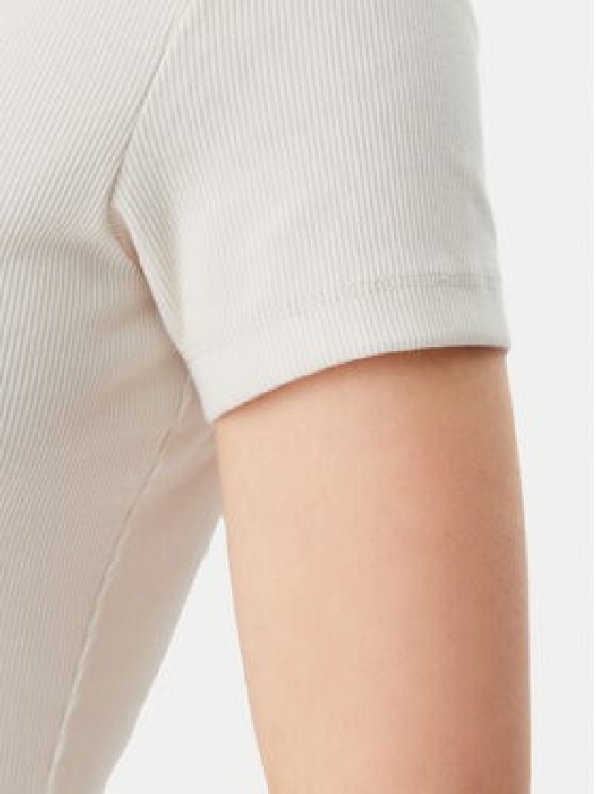 Tommy Jeans T-Shirt Essential DW0DW17385 Beżowy Slim Fit