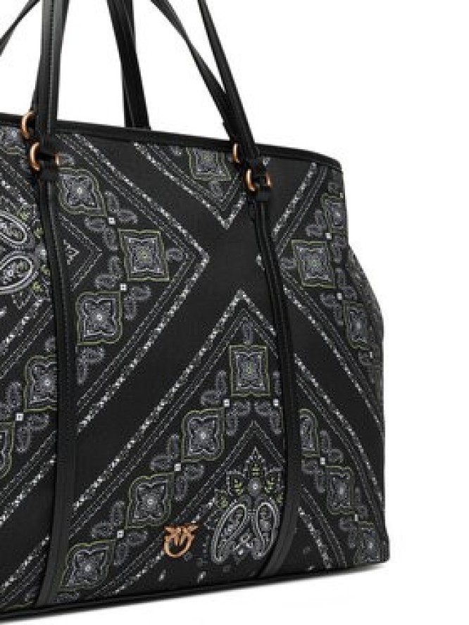 PINKO Torebka Shopper Extra PE 25 PLTT104900 A2AS Czarny