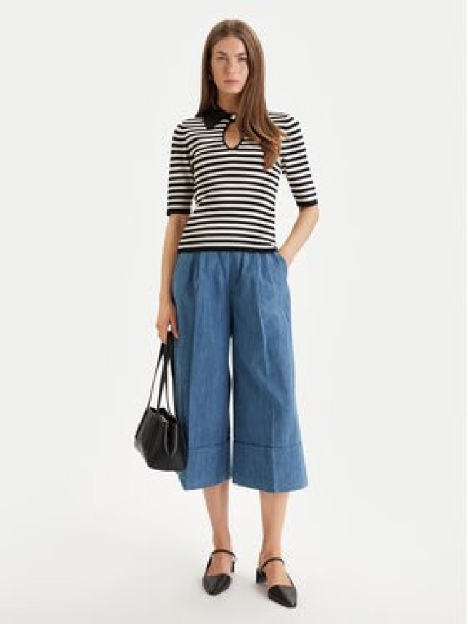 LOLA CASADEMUNT Bluzka LS2615114 Czarny Regular Fit