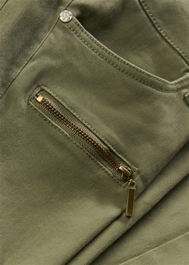 Spodnie bojówki z elastycznego materiału z bawełną