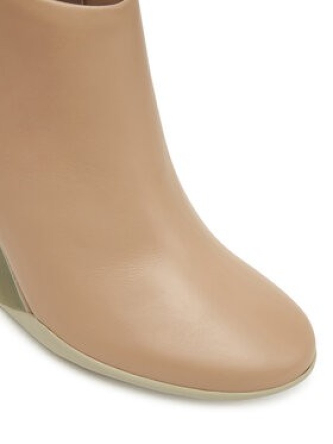 United Nude Botki Mobius Ankle Bootie Hi 1093793116 Beżowy