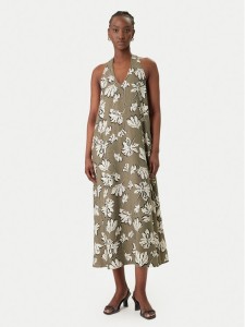 Vero Moda Sukienka letnia Jennifer 10341973 Zielony Regular Fit