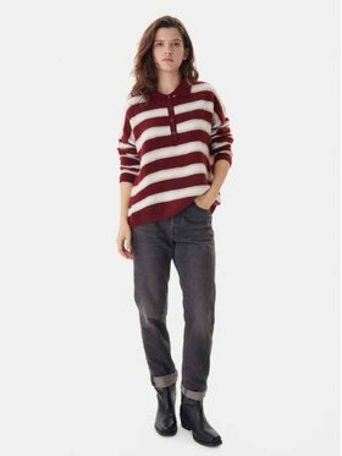 ONLY Sweter Talio 15358606 Bordowy Regular Fit