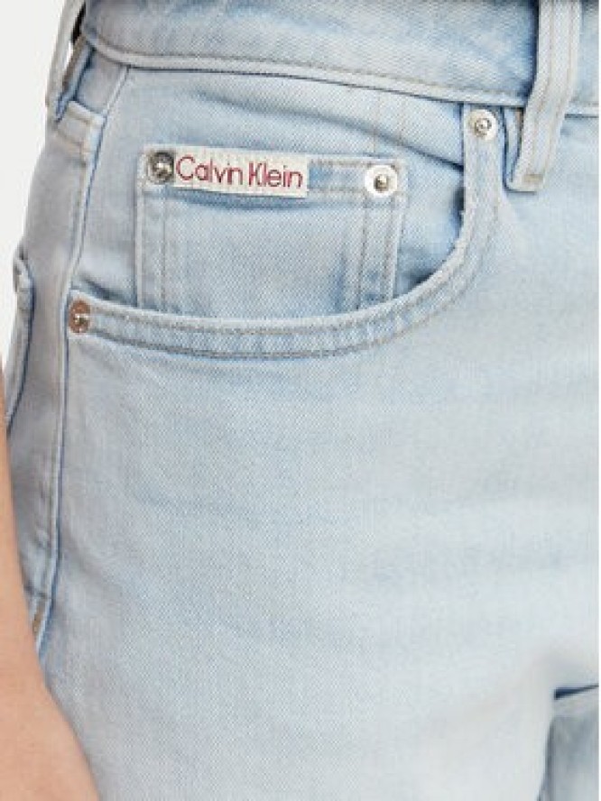 Calvin Klein Jeans Jeansy LV047F710G Niebieski jasny Straight Fit