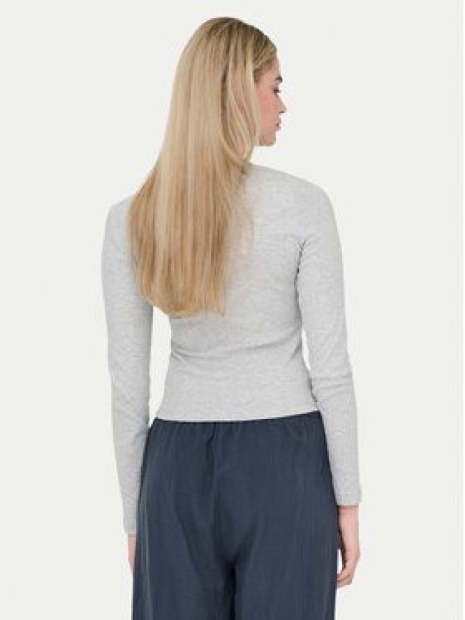 ONLY Bluzka Val 15371305 Szary Regular Fit