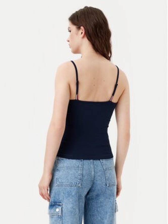 Tommy Jeans Top Essential DW0DW20675 Granatowy Slim Fit