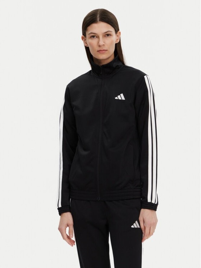 adidas Bluza Tricot 3-Stripes JC8889 Czarny Regular Fit