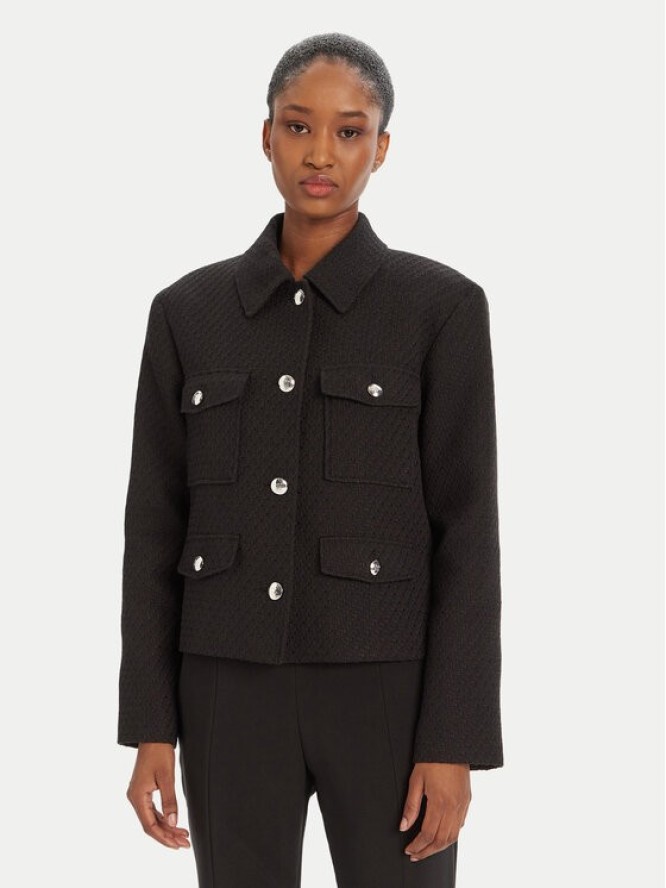 HUGO Marynarka Alayna 50542615 Czarny Regular Fit