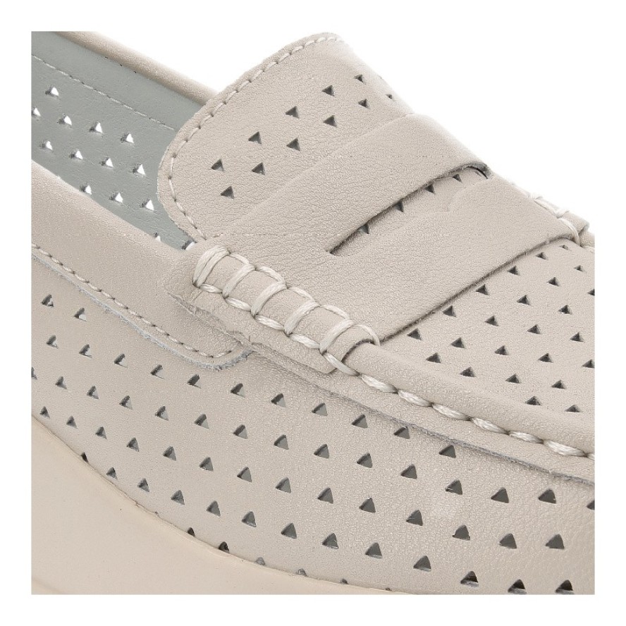 Beżowe Półbuty S.Barski Wygodne Obuwie Damskie