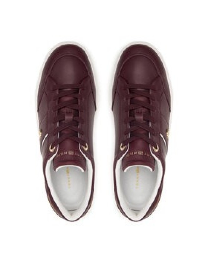 Tommy Hilfiger Sneakersy Th Feminine Cupsole FW0FW09600 Brązowy