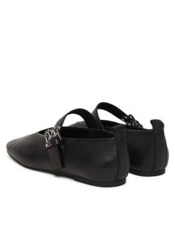 Tommy Jeans Baleriny Tjw Ballerina Buckle EN0EN03019 Czarny