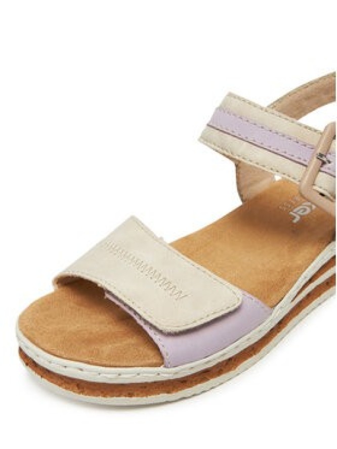 Rieker Sandały 62900-90 Beżowy