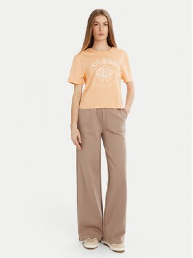 Guess T-Shirt V5GI04 I3Z14 Pomarańczowy Regular Fit
