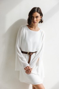 SUKIENKA CARRIE ECRU XS - Flawless