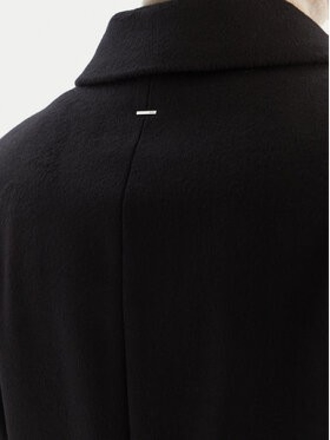 BOSS Płaszcz wełniany Classin 50548371 Czarny Regular Fit