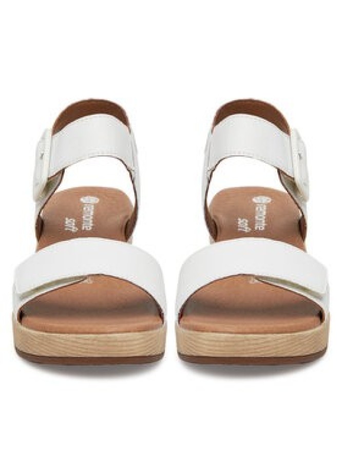 Remonte Sandały D0N52-80 Biały