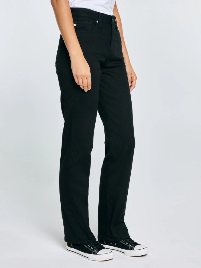 spodnie jeans damskie czarne myrra 915