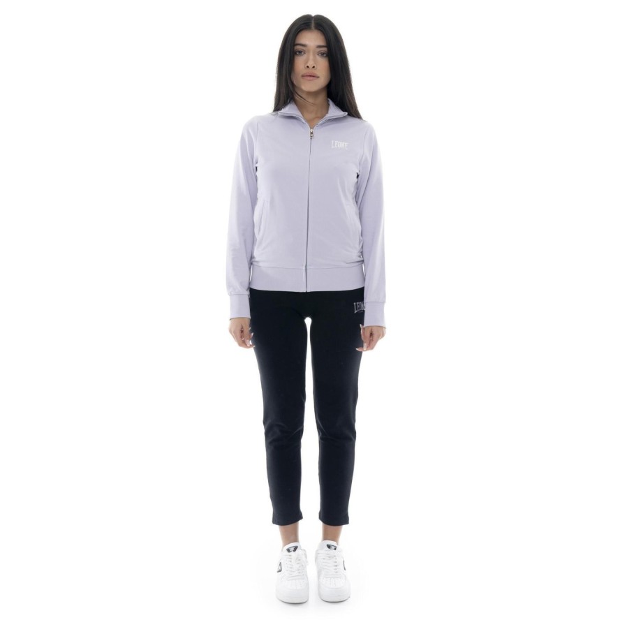 Bluza z bawełna z zamek błyskawiczny na co dzień