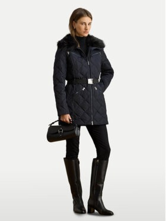 LAUREN RALPH LAUREN Kurtka puchowa 297P04108001 Granatowy Slim Fit