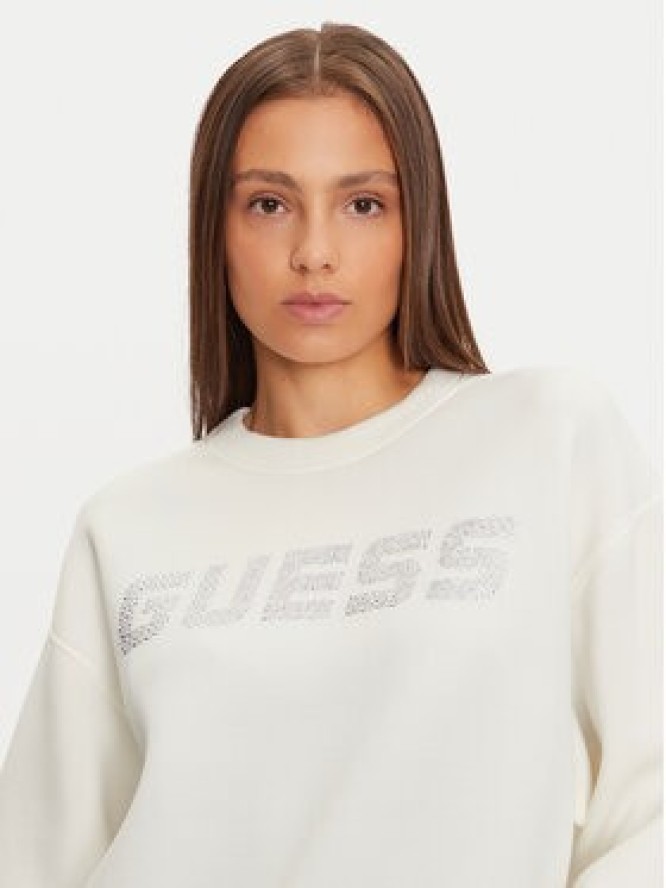 Guess Bluza V4BQ15 K7UW2 Beżowy Regular Fit