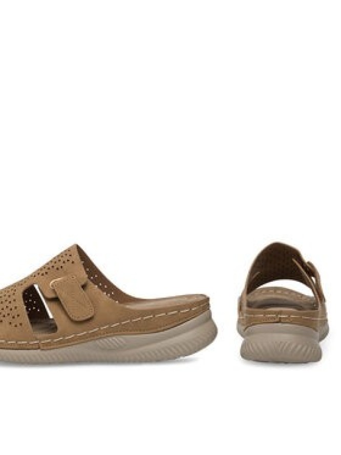 Clara Barson Klapki WYL05010-17 Beżowy