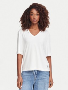Guess T-Shirt W6YP58 K5233 Biały Relaxed Fit