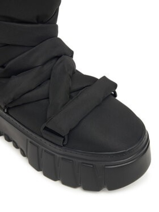 Tommy Jeans Śniegowce Tjw Chunky Snow Boot Nylon EN0EN02842 Czarny