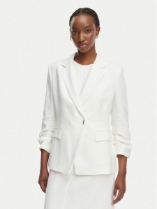 BOSS Marynarka Jia8 50557249 Biały Slim Fit