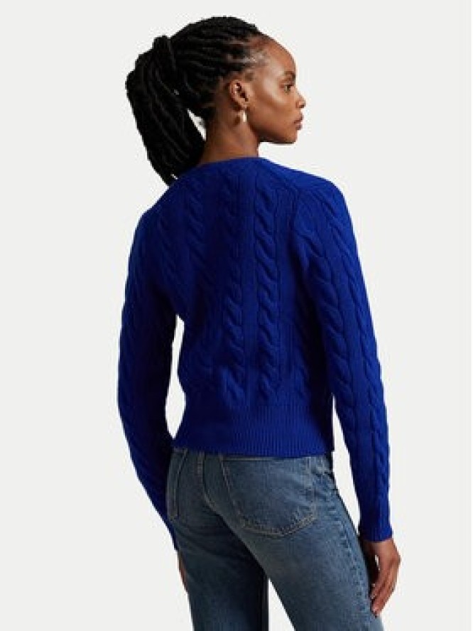 Polo Ralph Lauren Kardigan 211972104010 Niebieski Slim Fit