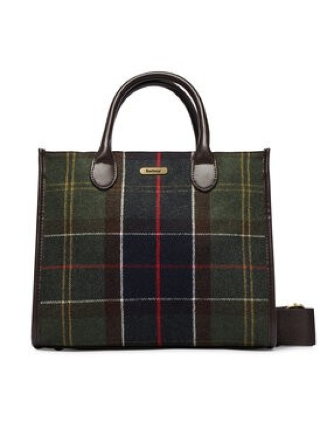 Barbour Torebka Barbour Barrhill Tartan Tote Bag LBA0423OL91 Brązowy