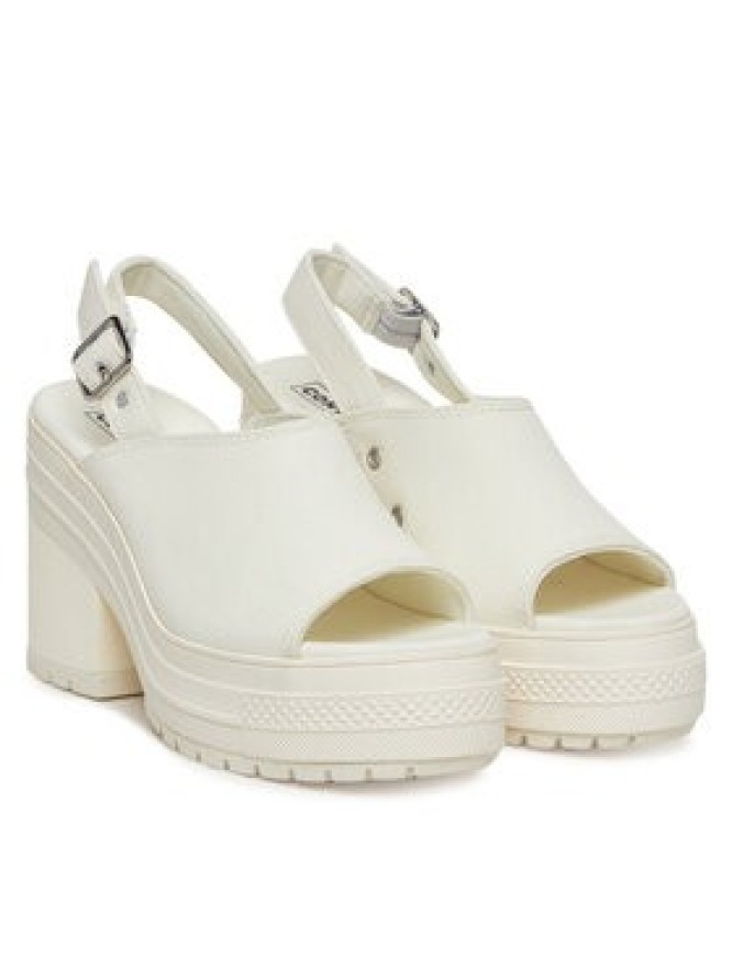 Converse Sandały Chuck 70 De Luxe Heel Sandal Platform A13796C Écru