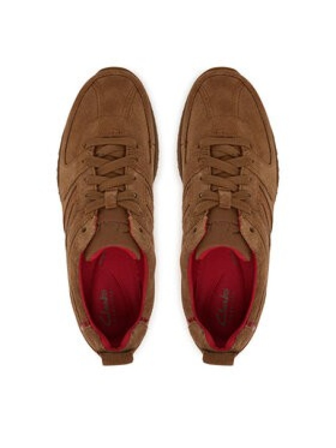 Clarks Sneakersy Meridor Lace 26320261 Brązowy